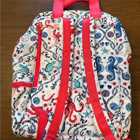 Vera Bradley Ocean-Themed Cooler Backpack - Picture 2 of 3